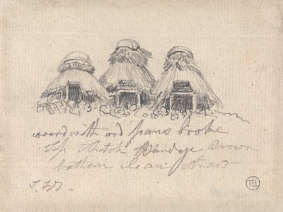 Nádfedeles kunyhók alkotó: James Ward